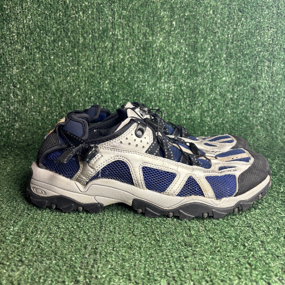 Salomon Techamphibian Vintage 2004 Hiking Gorp Hybrid Water Shoes Blue Mens 10.5